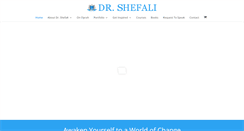 Desktop Screenshot of drshefali.com